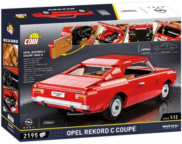 Cobi Opel Record C coupe, 1:12, 2200 k