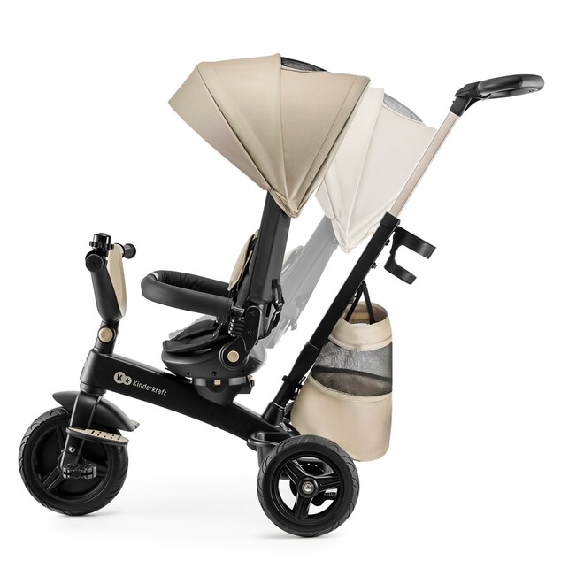 Kinderkraft Detská trojkolka Easytwist Beige