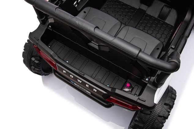 Elektrické autíčko UTV Small 12V, biele, Pohon zadných kolies, 12V batéria