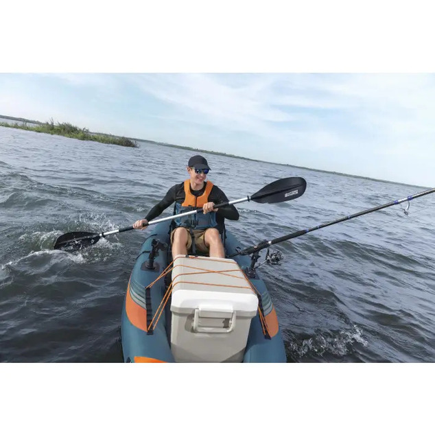Bestway 65197 Nafukovací kajak Hydro-Force™ Angler Elite™, 380 x 99 x 37 cm