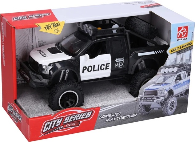 Auto polícia terénna s efektmi 26cm