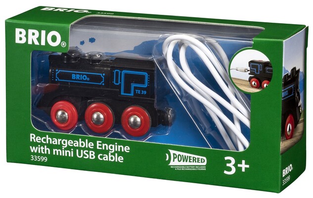 Brio El. lokomotíva nabíjacia cez mini USB kábel