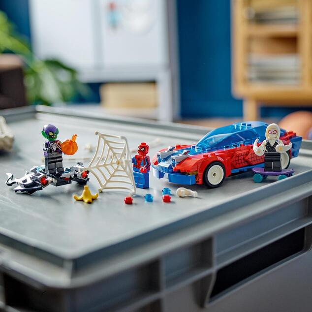 LEGO® Marvel 76279 Spider-Manovo pretekárske auto a Venomov Zelený goblin