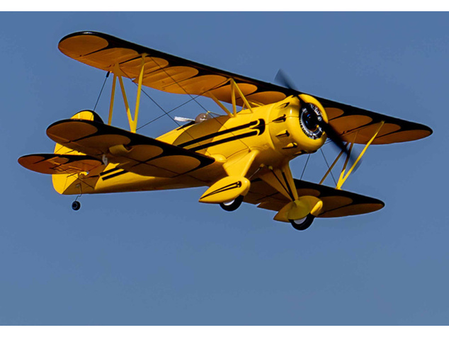 E-flite Waco 0.55m SAFE Select BNF Basic žlté