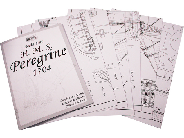 COREL HMS Peregrine 1749 1:96 kit