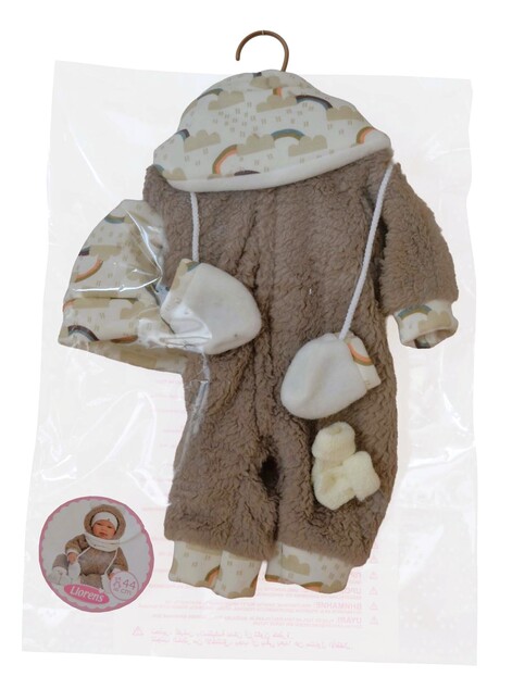 Llorens M844-011 oblečenie pre bábiku bábätko NEW BORN veľkosti 43-45 cm