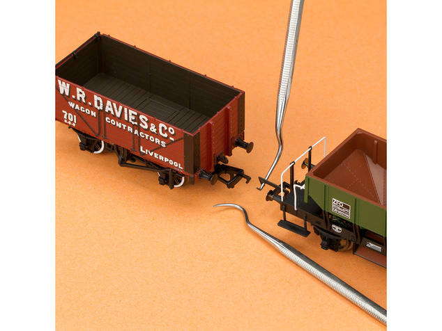 Modelcraft mini háčiky z nerezovej ocele (sada 3ks)