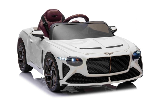 Elektrické autíčko Bentley Bacalar 12V, biele, Dvere otvárajúce sa nahor, 2.4 GHz diaľkové
