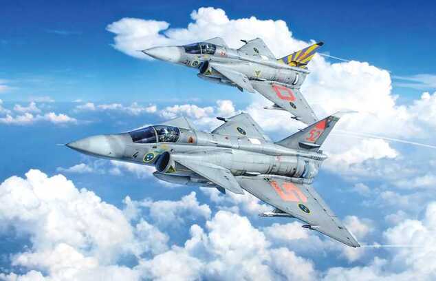 Model Kit letadlo 2785 - SAAB JA 37/AJ 37 VIGGEN (1:48)