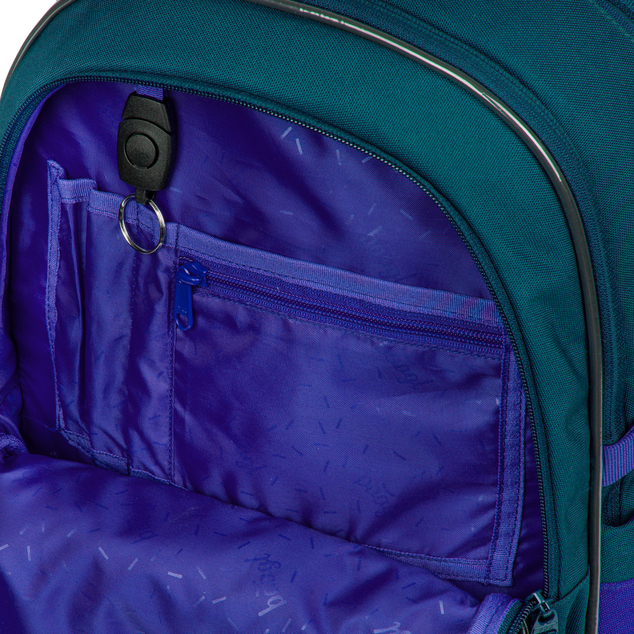 BAAGL SET 3 Core Logo blu: zaino, astuccio, sacchetto GRS