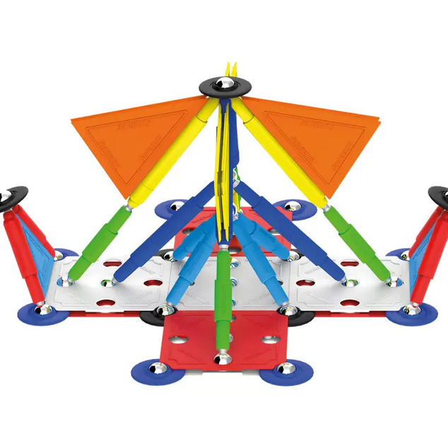 SUPERMAG magnetická stavebnica Multicolor 85ks