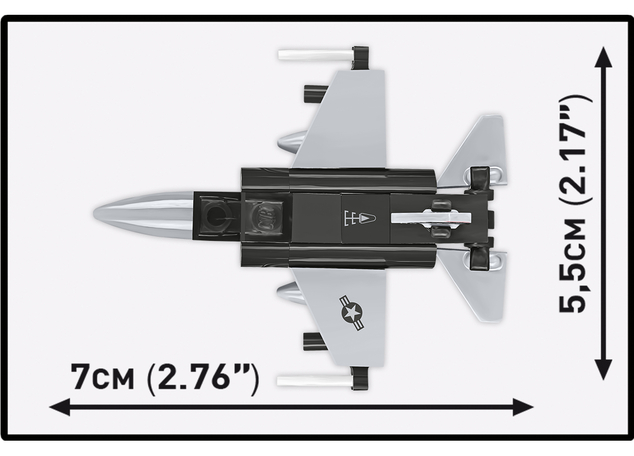 Cobi Forțele Armate F-16®D Fighting Falcon (SUA), 1:300, 55 k