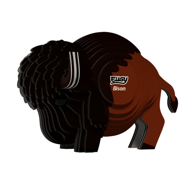 EUGY Bison 3D puzzle di cartone
