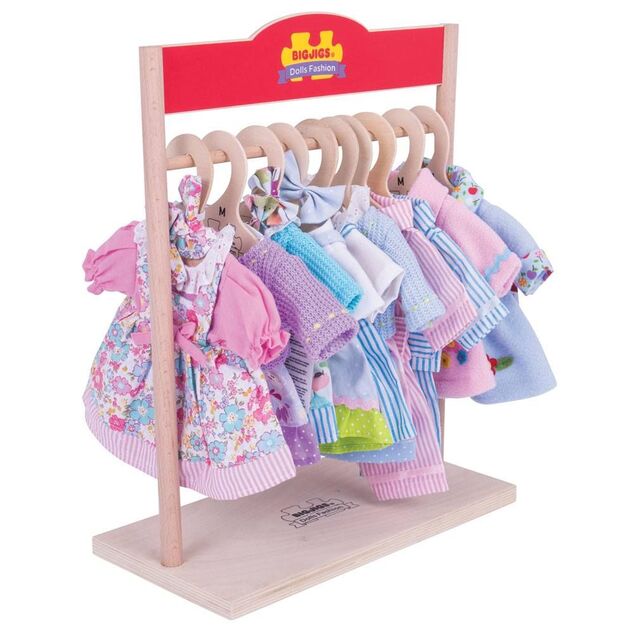 Bigjigs Toys Kleiderbügel für Puppen