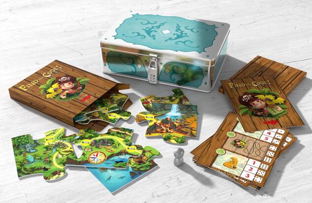 Haba Gesellschaftsspiel für Kinder Finde den Code - Pirateninsel