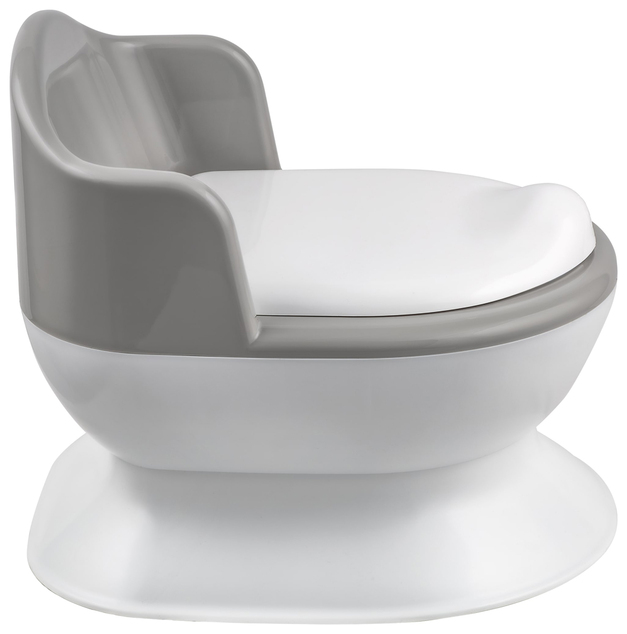 MALTEX Töpfchen tragbare Toilette - Weiß/Grau