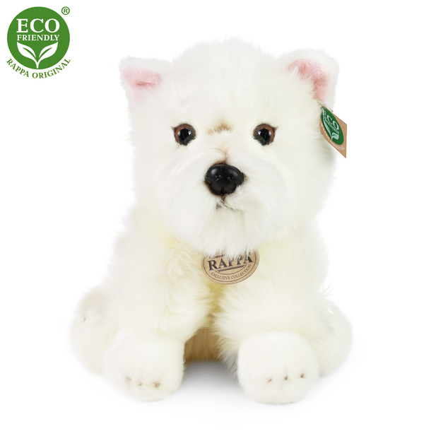 Plyšový pes westík sediaci 30 cm ECO-FRIENDLY