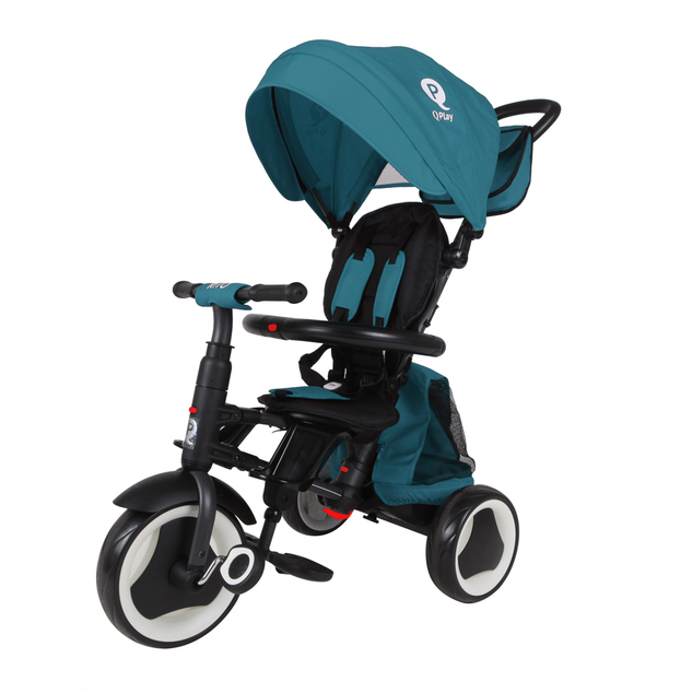 QPLAY Dreirad Rito eva plus Grün-Blau 10-72 Monate