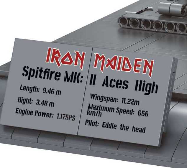 Brick System REVELL 00962 - Iron Maiden Spitfire MK.II Aces High (1:18)