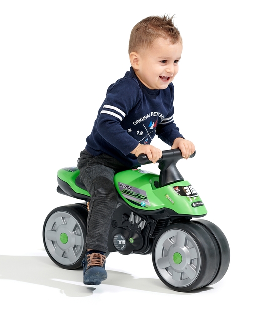 Falk odrážadlo Baby Moto Team Bud Racing zelené