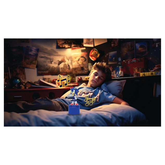 Nočné svetlo s reproduktorom Ježko Sonic