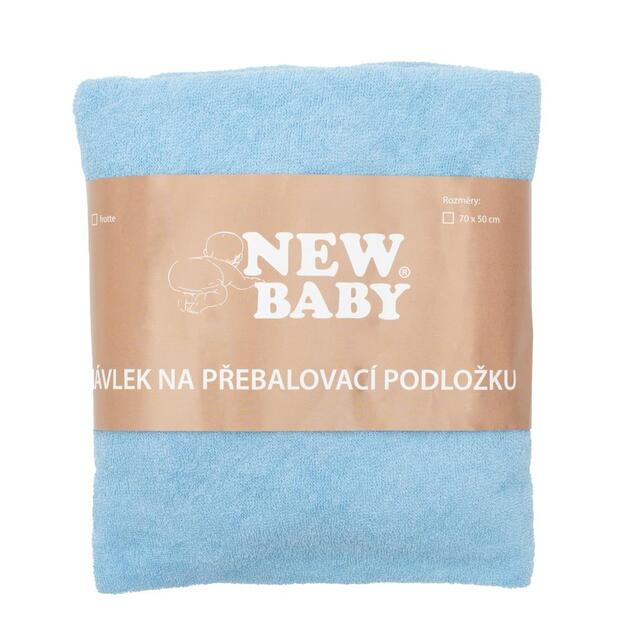 Housse pour matelas à langer New Baby 50x70 bleu