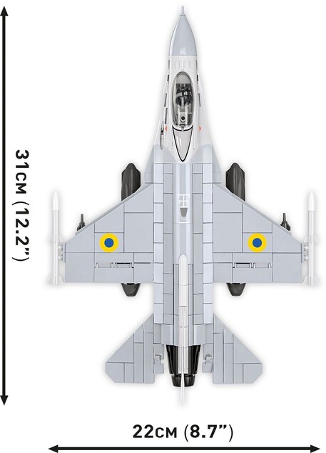 Cobi Armed Forces F-16 AM Fighting Falcon, 1:48, 500 k, 1 f