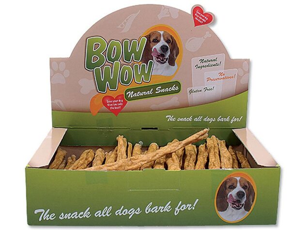 Pochúťka Mira Mar Bow Wow Natural, hydina a Juka, tyčinky 50ks
