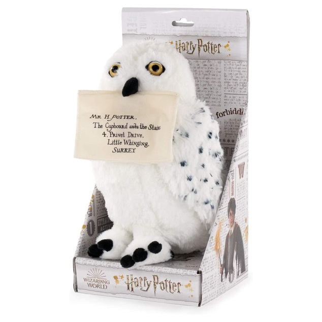 HARRY POTTER Hedwiga s obálkou plyšová hračka 18cm