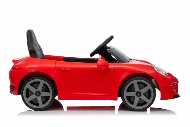 Elektrické autíčko RUF GT 12V, červené, Otváracie dvere, 2.4 GHz diaľkové ovládanie, LED s