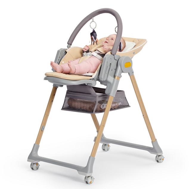 KINDERKRAFT Chaise haute Lastree Grey
