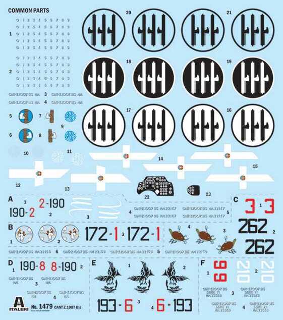 Model Kit avion 1479 - Cant Z 1007 (1:72)