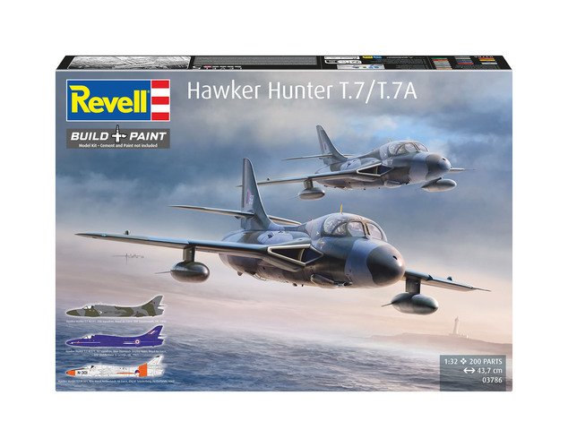Plastic ModelKit aereo 03786 - Hawker Hunter T.7/T.7A (1:32)