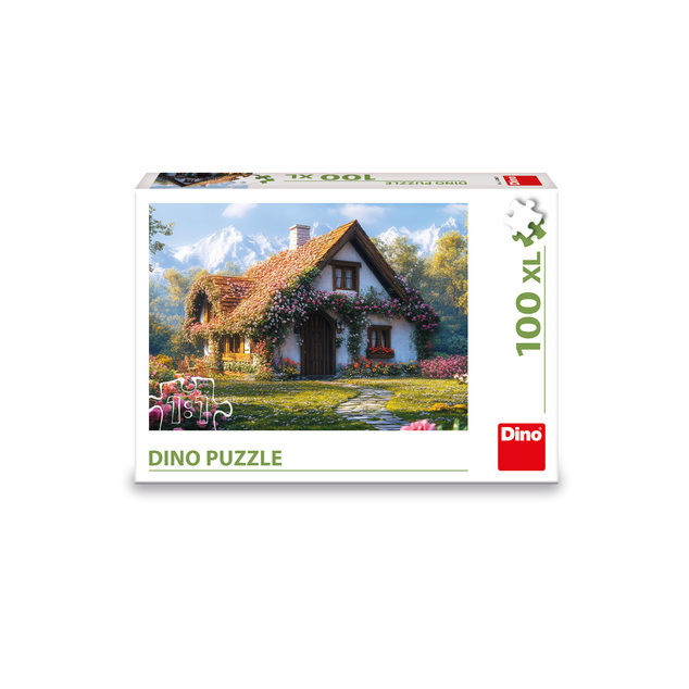 Puzzle Chata v údolí 100 XL dielikov