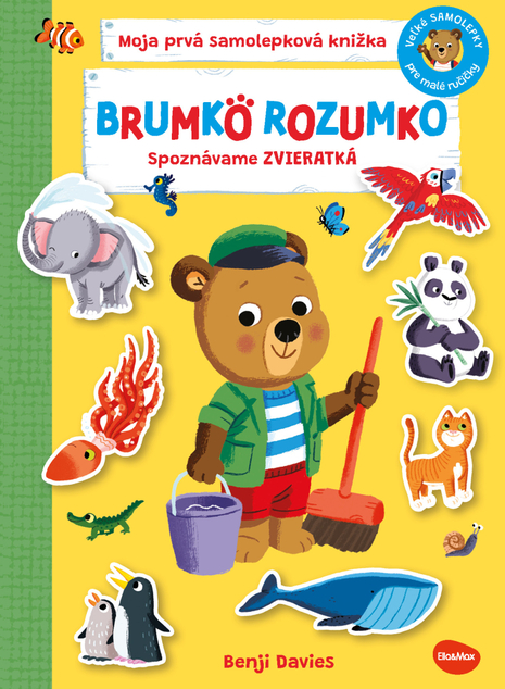 Brumko Rozumko: Spoznávame zvieratká – Samolepková knižka