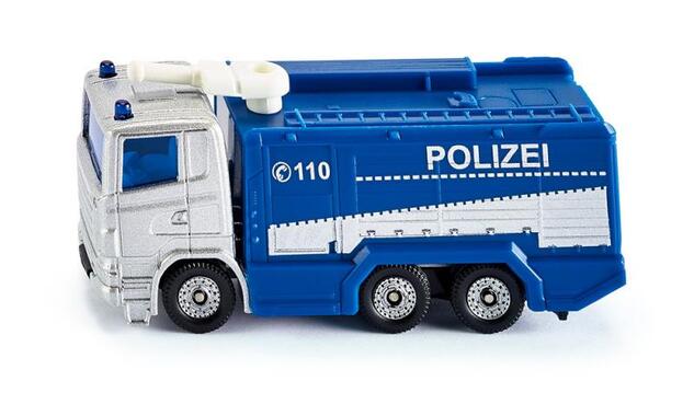 SIKU Blister - Policajné auto s vodnou striekačkou