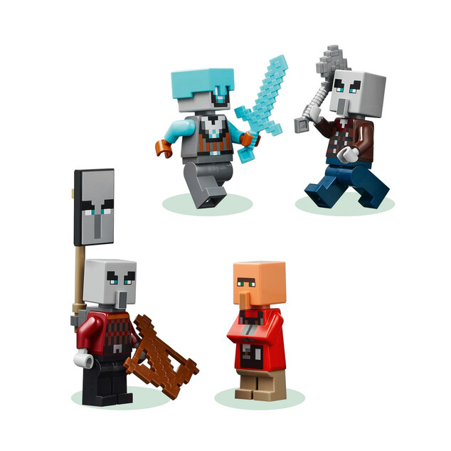 LEGO® Minecraft™ 21278 Základňa plieniteľov a Ničiteľ