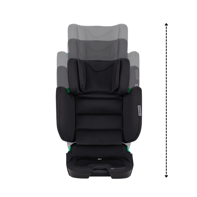 PETITE&amp;MARS Столче за кола Flex Pro i-Size Coal Black Air 100-150 cm (15-36 kg)