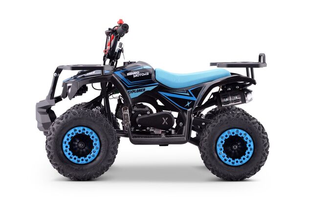 Benzínová štvorkolka pre deti Beneo Motors Explorer modrá - 50cm3