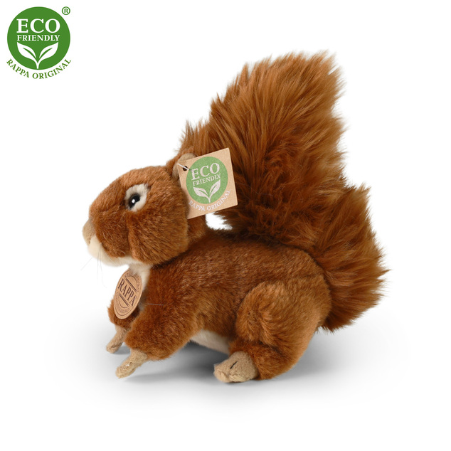 Plyšová veverička 17cm ECO-FRIENDLY