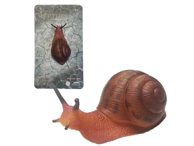 Živá příroda: Snail - realistický model šneka (13 cm)