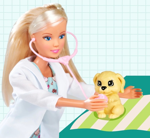 Bábika Steffi Veterinárka