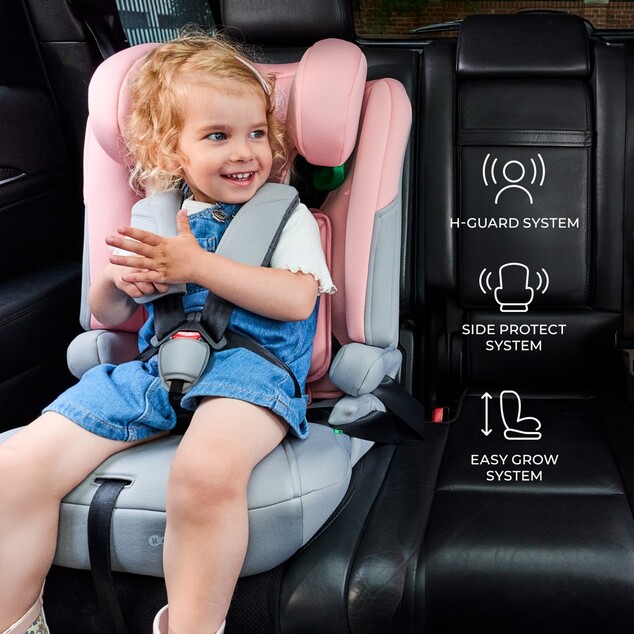 KINDERKRAFT Autositz I-Comfy i-Size (76 bis 150 cm) Schwarz