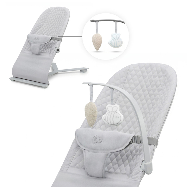 KINDERKRAFT Wippe Mimi Light grau, bis 9 kg
