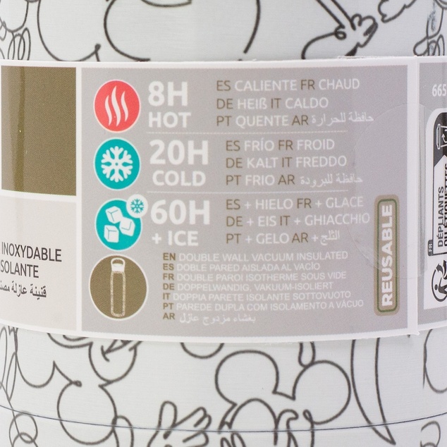 Mickey Mouse Termofľaša 665 ml, nerezová
