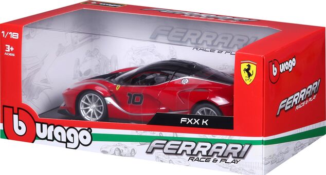 Bburago 1:18 Ferrari TOP FXX K Rot