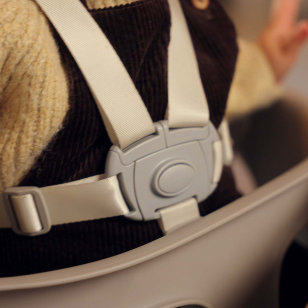 KINDERKRAFT Jedálenská stolička Tino Grey