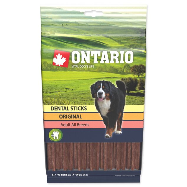 Pochúťka Ontario dentálne tyčinky 180g