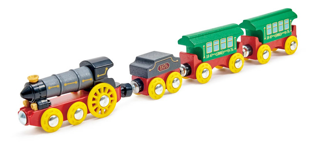 Hape Retro gőzmozdony fény- és hangeffektekkel