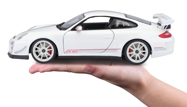 Bburago 1:18 Plus Porsche 911 GT3 RS Weiß